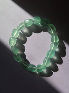 Green Fluorite Tumbled Bracelet