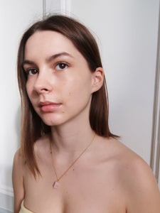 Georgia Rosa Quartz Necklace