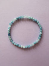 Load image into Gallery viewer, Aquamarine Bracelet Ball 4mm