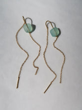 Load image into Gallery viewer, Faceted Aqua Ocean Earring