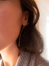 Load image into Gallery viewer, Mary Garnet String Earring