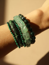 Load image into Gallery viewer, Green Fluorite Tumbled Bracelet