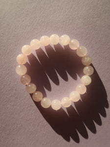 Rose Quartz Bracelet Ball 10mm