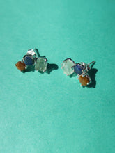 Load image into Gallery viewer, Yayoi Triple Ocean Earrings Silver